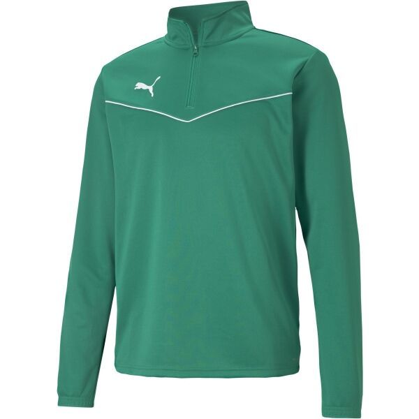 Puma Puma TEAMRISE TOP Мъжки футболен суитшърт, зелено, размер