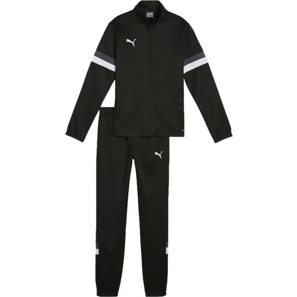Puma Puma TEAMRISE TRACKSUIT JR Детски спортен комплект, черно, размер