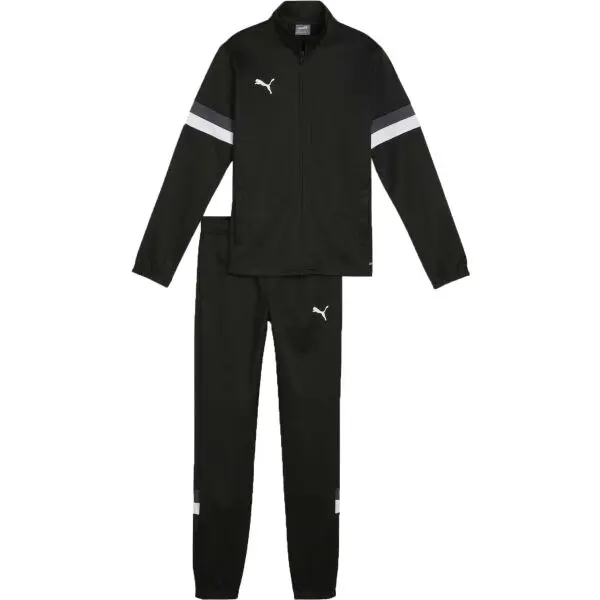Puma Puma TEAMRISE TRACKSUIT JR Детски спортен комплект, черно, размер