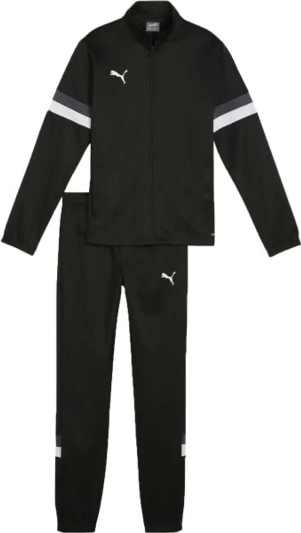 Puma Puma TEAMRISE TRACKSUIT JR Детски спортен комплект, черно, размер