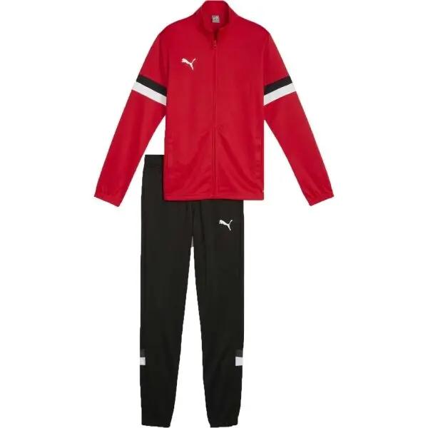 Puma Puma TEAMRISE TRACKSUIT JR Детски спортен комплект, червено, размер