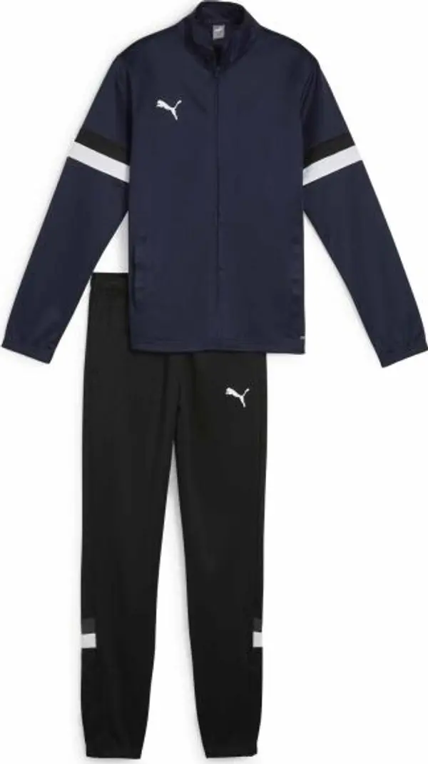 Puma Puma TEAMRISE TRACKSUIT JR Детски спортен комплект, тъмносин, размер