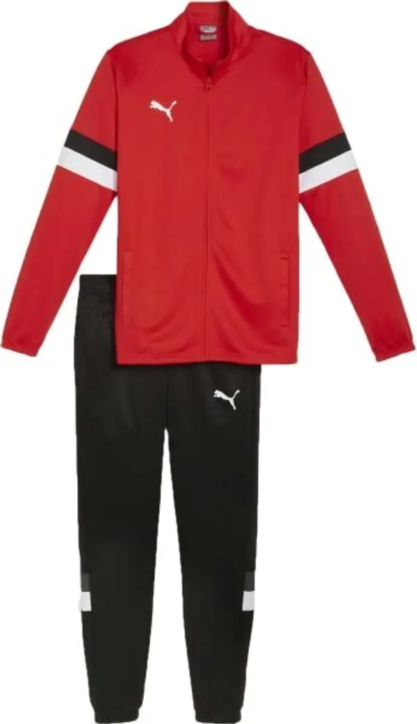 Puma Puma TEAMRISE TRACKSUIT Мъжки спортен комплект, червено, размер