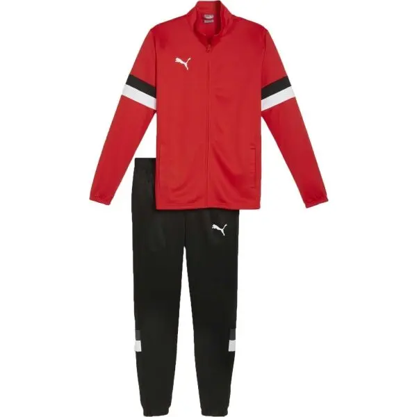 Puma Puma TEAMRISE TRACKSUIT Мъжки спортен комплект, червено, размер