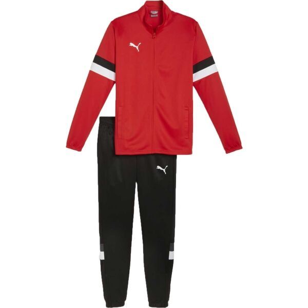 Puma Puma TEAMRISE TRACKSUIT Мъжки спортен комплект, червено, размер