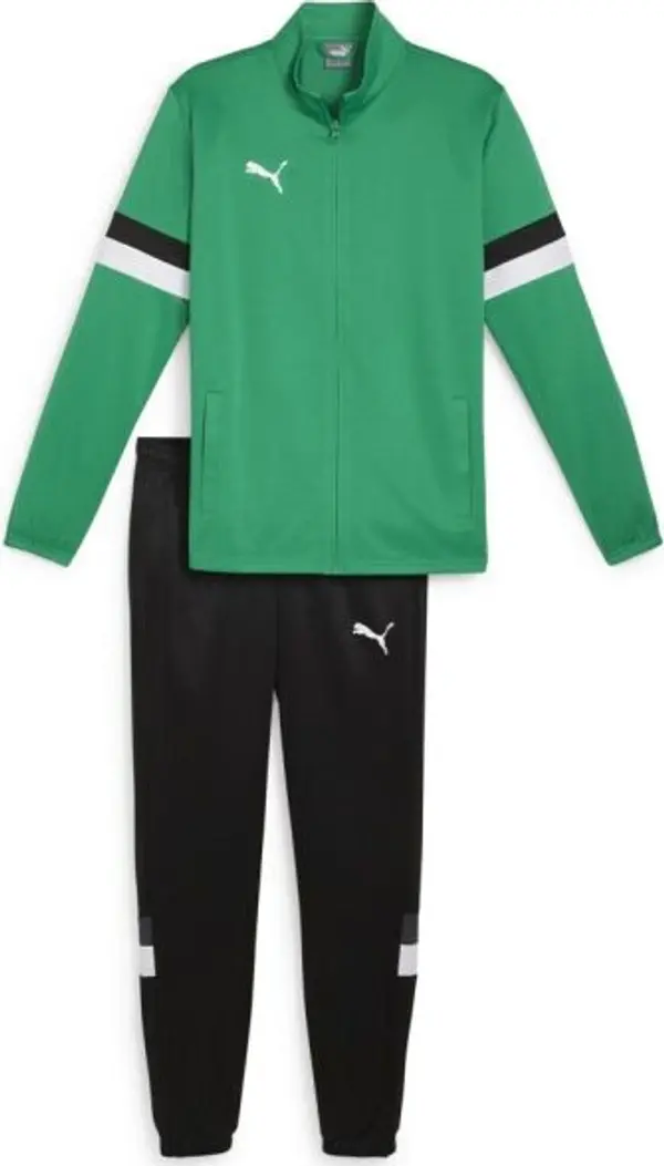 Puma Puma TEAMRISE TRACKSUIT Мъжки спортен комплект, зелено, размер