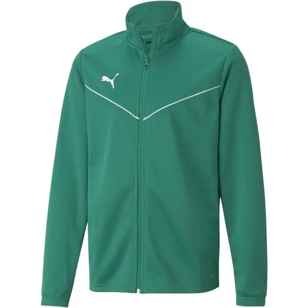 Puma Puma TEAMRISE TRAINING POLY JACKET JR Суитшърт за момчета, зелено, размер