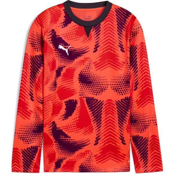 Puma Puma TEAMTARGET GL LS JERSEY JR Детска вратарска фланелка, червено, размер