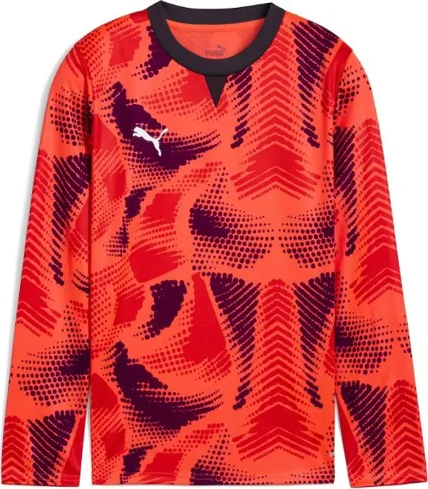 Puma Puma TEAMTARGET GL LS JERSEY JR Детска вратарска фланелка, червено, размер