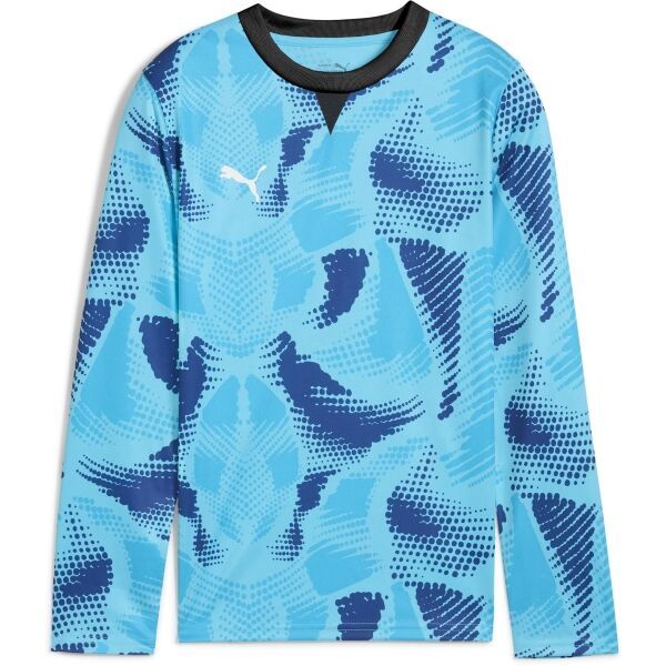 Puma Puma TEAMTARGET GL LS JERSEY JR Детска вратарска фланелка, светлосиньо, размер