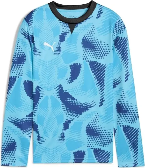 Puma Puma TEAMTARGET GL LS JERSEY JR Детска вратарска фланелка, светлосиньо, размер