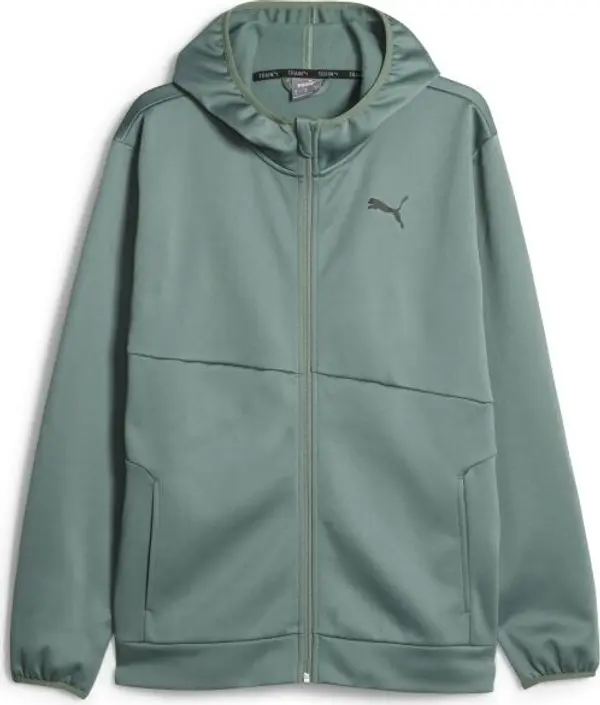 Puma Puma TRAIN ALL DAY HOODIE Мъжки спортен суитшърт, khaki, размер