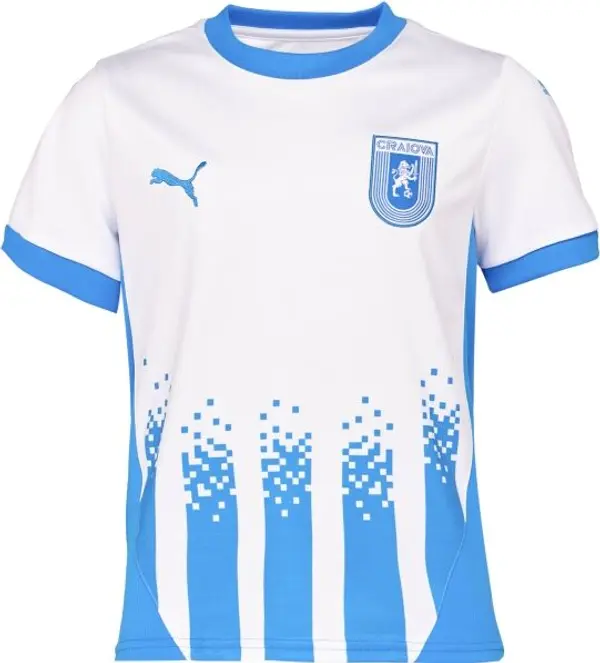 Puma Puma UCV CRAIOVA HOME JERSEY JR Детска футболна фланелка, бяло, размер