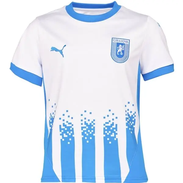 Puma Puma UCV CRAIOVA HOME JERSEY JR Детска футболна фланелка, бяло, размер