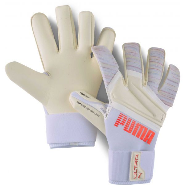 Puma Puma ULTRA GRIP 1 HYBRID PRO Мъжки вратарски ръкавици, червено, размер