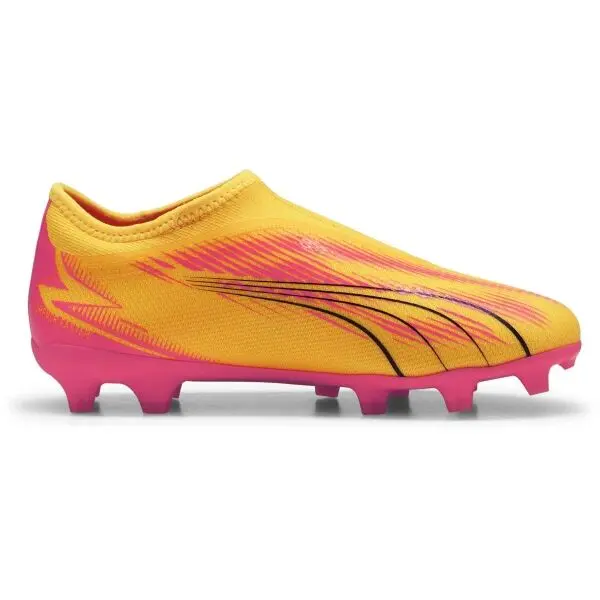 Puma Puma ULTRA MATCH LL FG/AG Юношески футболни обувки, жълто, размер 28