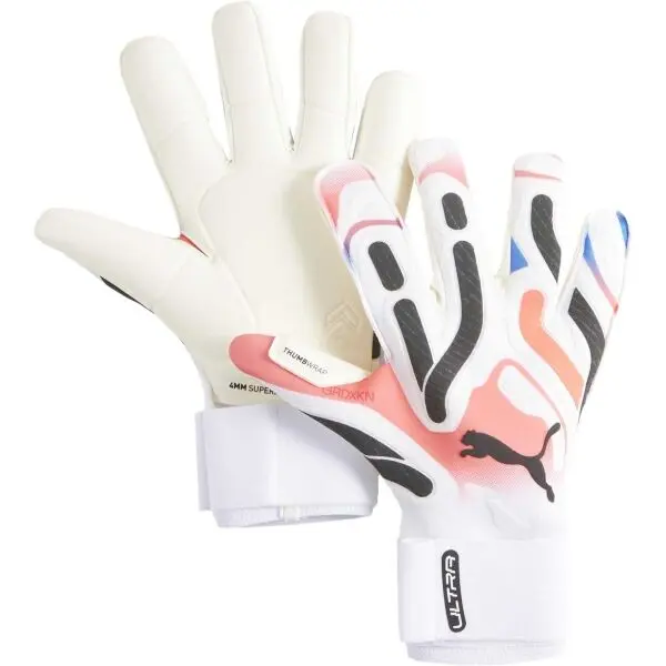 Puma Puma ULTRA ULTIMATE HYBRID Мъжки вратарски ръкавици, бяло, размер
