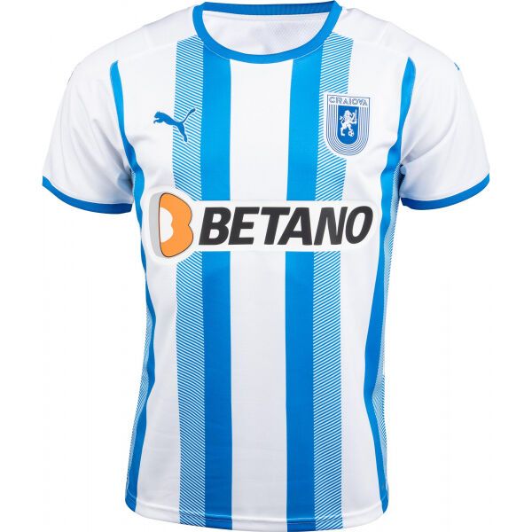 Puma Puma UNIVERSITATEA CRAIOVA HOME SHIRT Мъжка  фланелка, бяло, размер