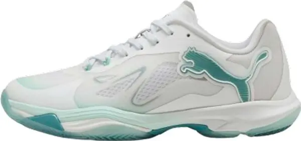 Puma Puma VANTAGE NITRO W+ GAME ON Дамски обувки за зала за хандбал, бяло, размер 36