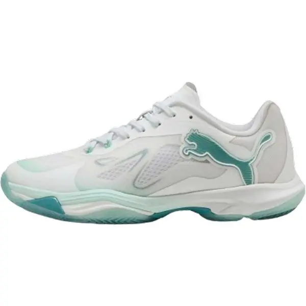 Puma Puma VANTAGE NITRO W+ GAME ON Дамски обувки за зала за хандбал, бяло, размер 39