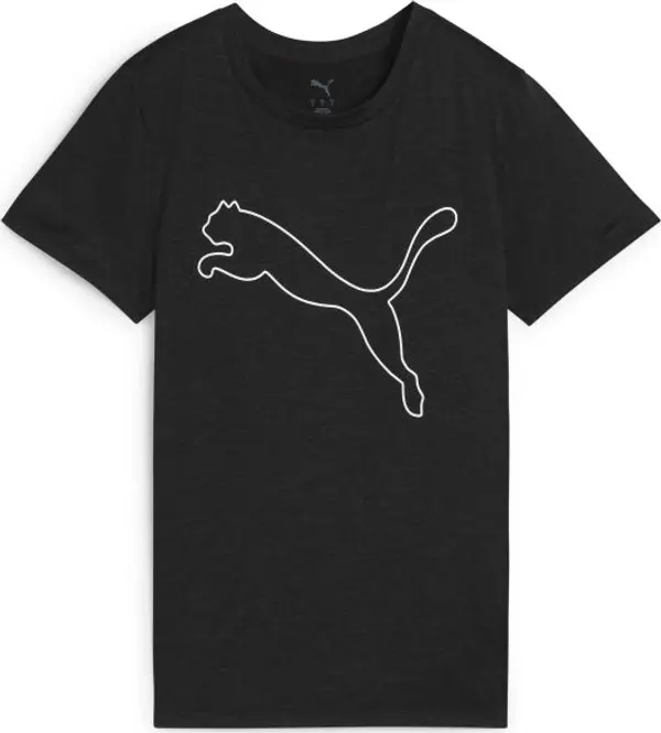 Puma Puma W TAD ESSENTIAL HEATHER LOGO TEE Дамска тениска, черно, размер