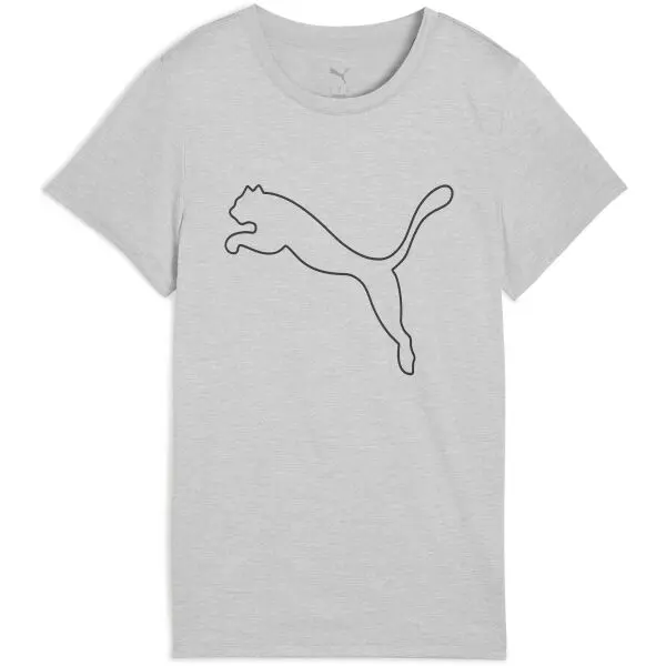 Puma Puma W TAD ESSENTIAL HEATHER LOGO TEE Дамска тениска, сиво, размер