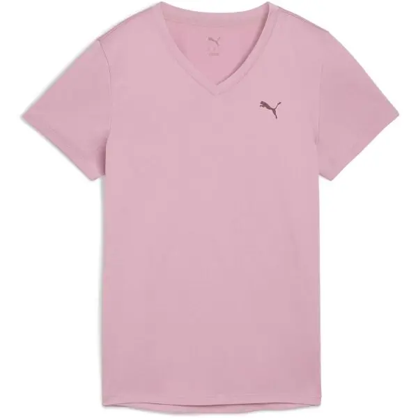 Puma Puma W TAD ESSENTIAL VNECK TEE Дамска спортна тениска, розово, размер