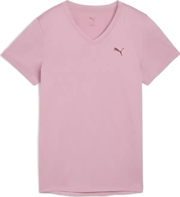 Puma Puma W TAD ESSENTIAL VNECK TEE Дамска спортна тениска, розово, размер