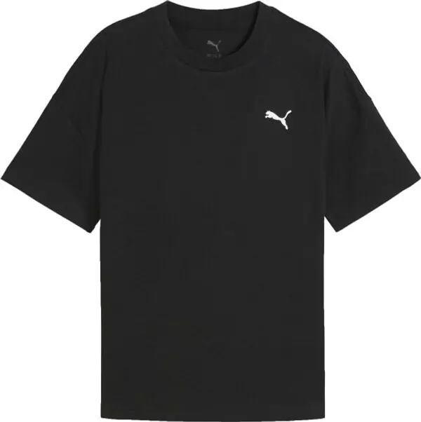Puma Puma WARDROBE ESS RELAXED TEE G Тениска за момичета, черно, размер