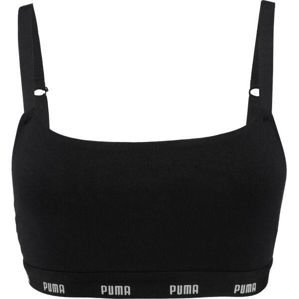 Puma Puma WOMEN CROSS-BACK LETTE 1P Дамско бюстие, черно, размер