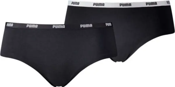 Puma Puma WOMEN HIPSTER 2P PACK Дамски бикини, черно, размер