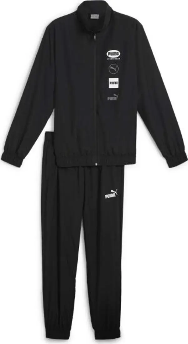 Puma Puma WOVEN GRAPHIC SUIT CL Мъжки спортен екип, черно, размер