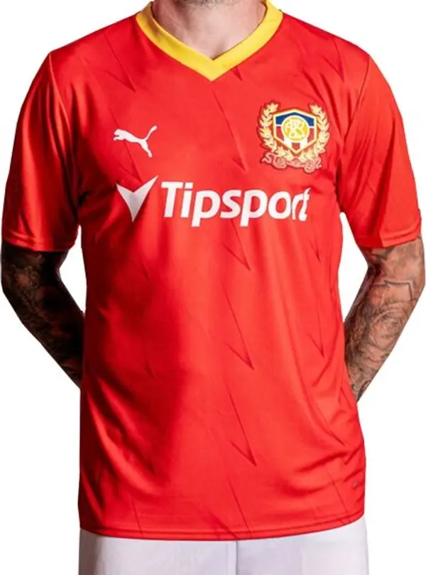 Puma Puma ZBROJOVKA BRNO HOME JERSEY Футболна фланелка, червено, размер