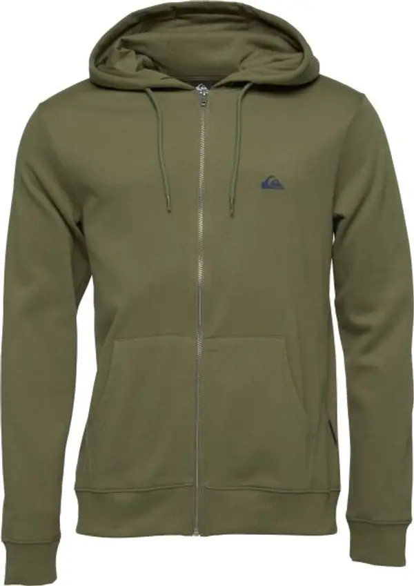 Quiksilver Quiksilver BASIC HOOD ZIP YOUNG MEN Мъжки суитшърт, khaki, размер
