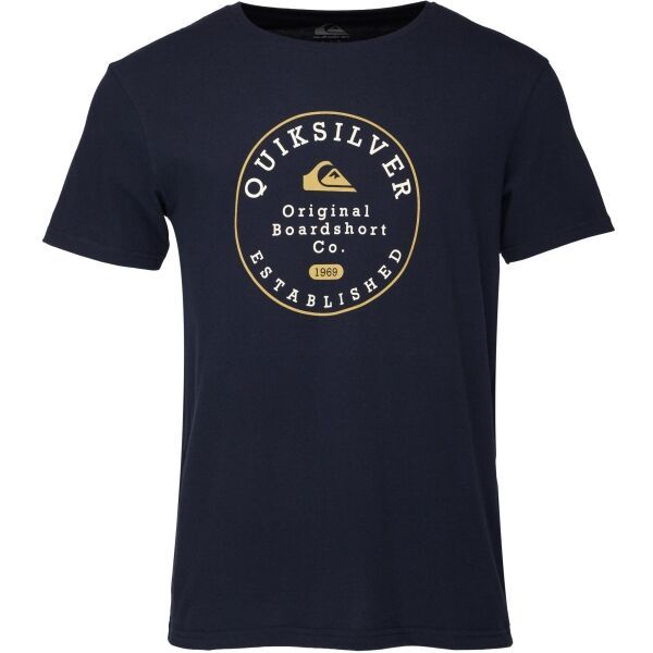 Quiksilver Quiksilver CIRCLE TRIM Мъжка тениска, тъмносин, размер
