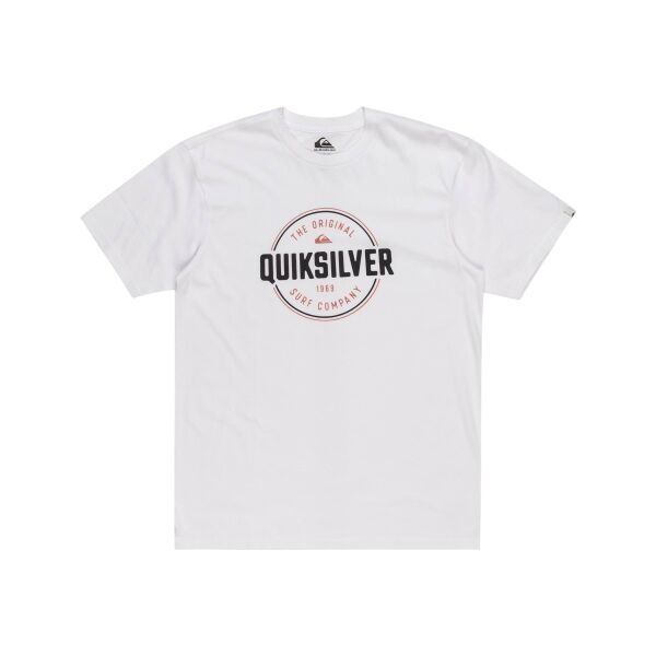 Quiksilver Quiksilver CIRCLE UP Мъжка тениска, бяло, размер