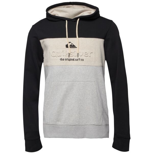 Quiksilver Quiksilver EMBOSS BLOCK Мъжки суитшърт, тюркоазено, размер