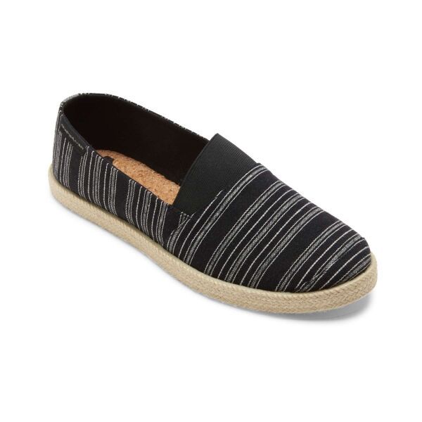 Quiksilver Quiksilver ESPADRILLED Мъжките гуменки slip-on, черно, размер 40