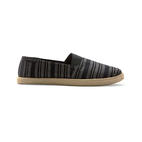 Quiksilver Quiksilver ESPADRILLED Мъжките гуменки slip-on, черно, размер 45