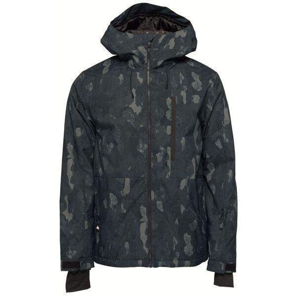 Quiksilver Quiksilver MISSION PRINTED JK Мъжко зимно яке, тъмносиво, размер