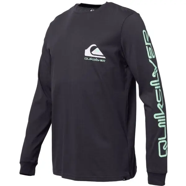 Quiksilver Quiksilver OMNI LOGO LS Мъжка тениска, черно, размер