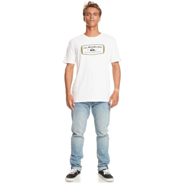 Quiksilver Quiksilver QS MIND BARREL SS Мъжка тениска, бяло, размер