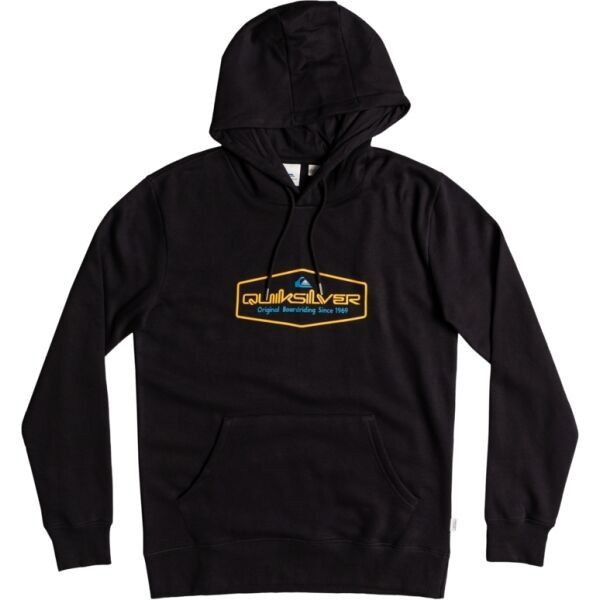 Quiksilver Quiksilver OMNI LOCKUP HOOD Мъжки суитшърт, черно, размер M