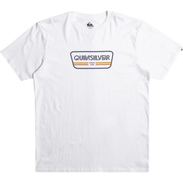 Quiksilver Quiksilver RANGE LIFE FRONT SS Мъжка тениска, бяло, размер
