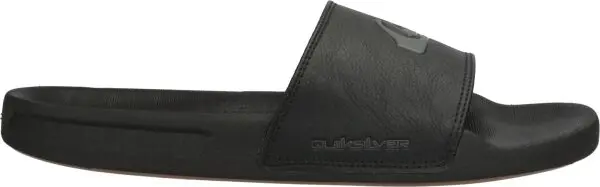 Quiksilver Quiksilver RIVI NUBUCK SLIDE Мъжки кожени чехли, черно, размер 39