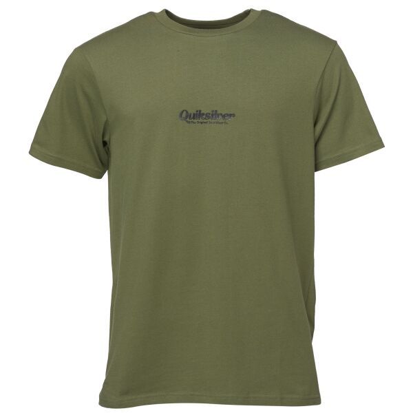 Quiksilver Quiksilver SIMPLE LETTRING SS Мъжка тениска, khaki, размер