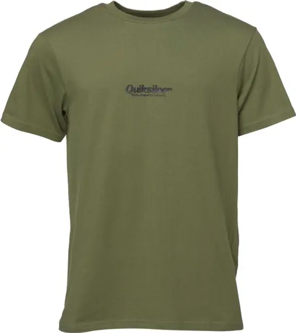 Quiksilver Quiksilver SIMPLE LETTRING SS Мъжка тениска, khaki, размер
