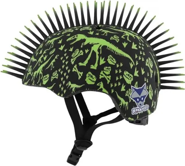 RASKULLZ RASKULLZ SUPER RAINBOW CORN Момичешка каска за колоездене, черно, размер (48 - 52)