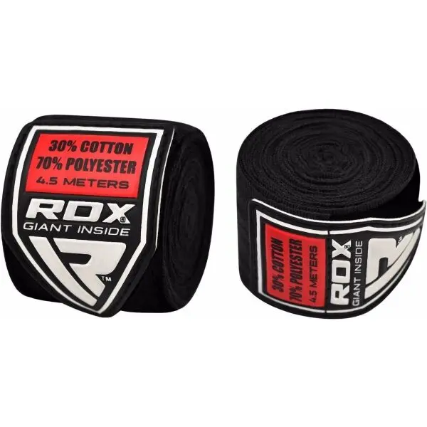 RDX RDX HAND WRAPS 4,5M Боксовa лента, черно, размер