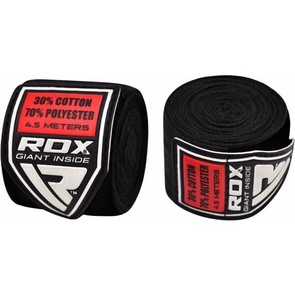 RDX RDX HAND WRAPS 4,5M Боксови бинтове, черно, размер